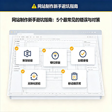 马鞍山建站-网站制作新手避坑指南：5个最常见的错误与对策