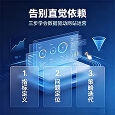 马鞍山建站-告别直觉依赖:三步学会数据驱动网站运营