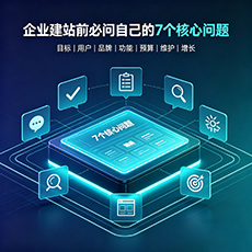 马鞍山建站-企业建站前必问的7个核心问题 - 网站建设规划指南