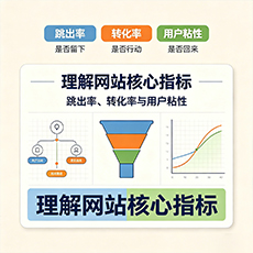 马鞍山建站-理解网站核心指标：跳出率、转化率与用户粘性